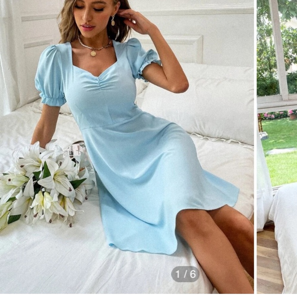Light blue dress